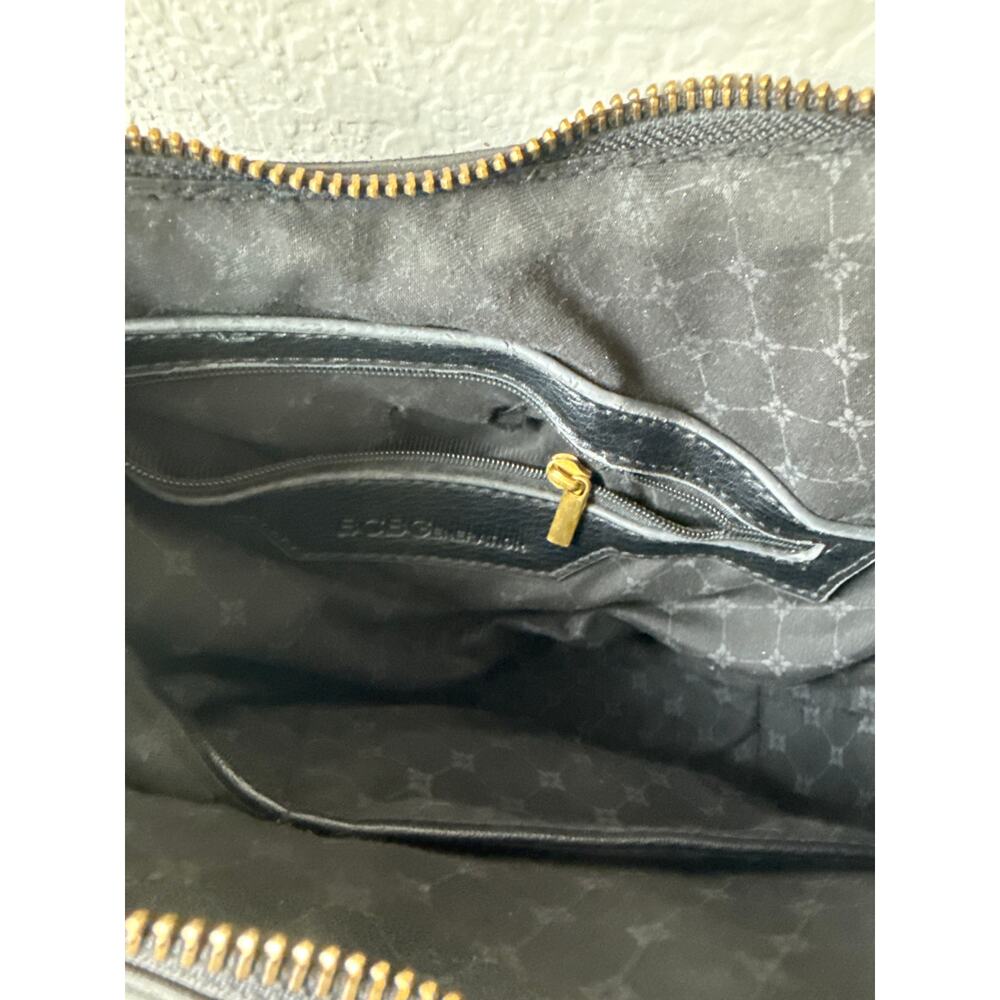BCBGeneration Black Hobo Shoulder Bag with Gold Stud Accents - Picture 9 of 9